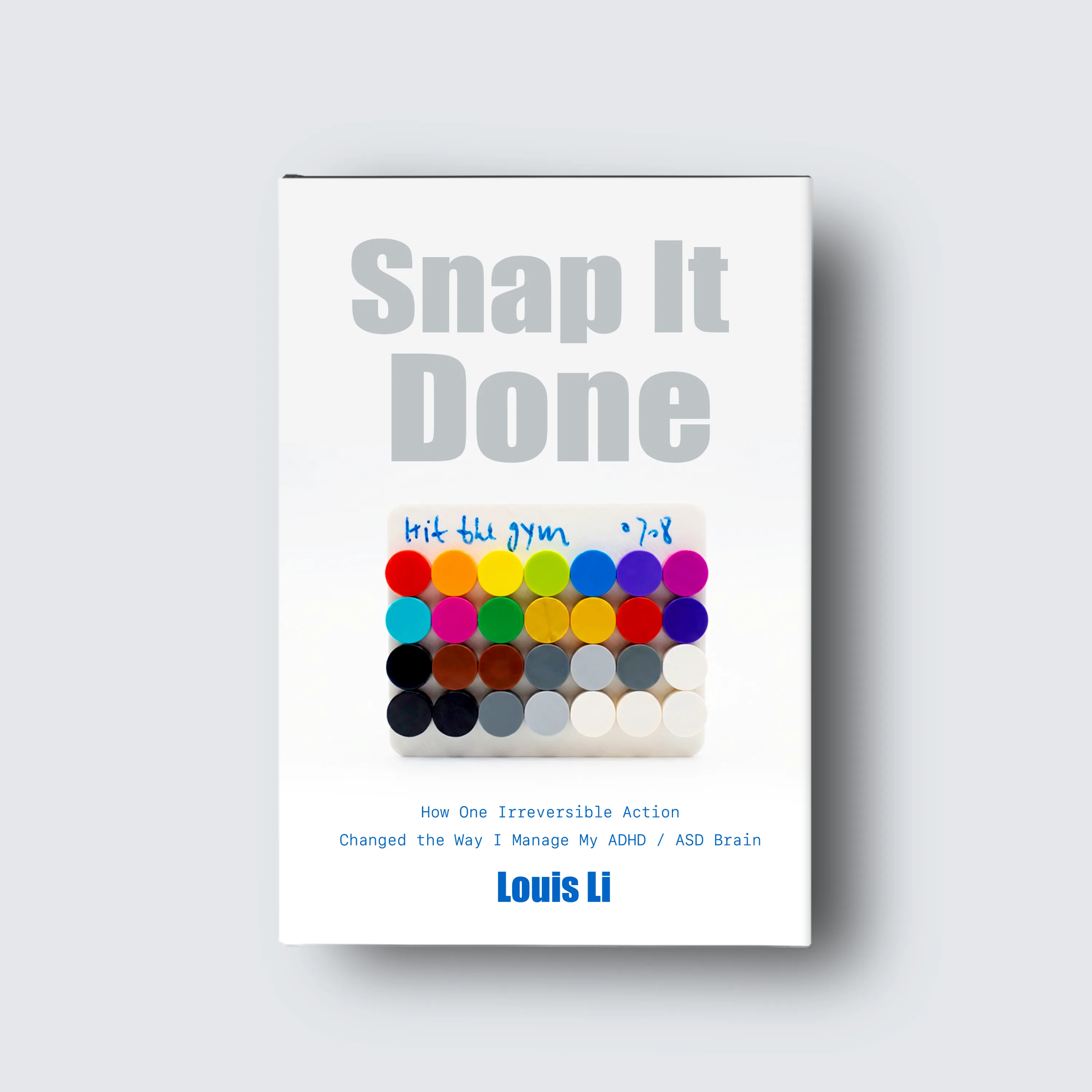 The original printed cover of Snap It Done.